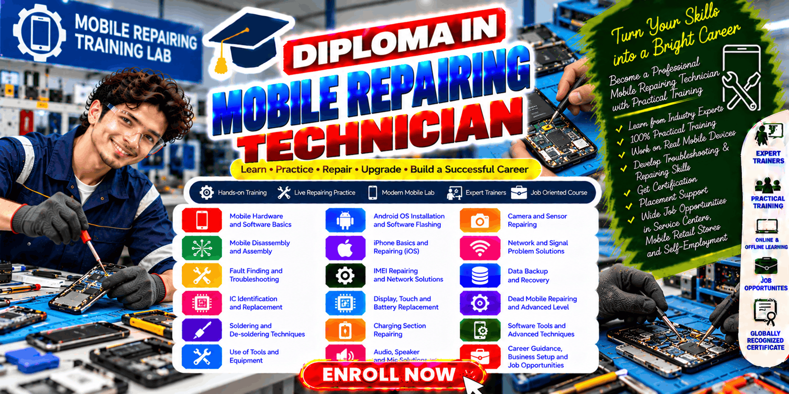 Diploma in Mobile Repairing Technician