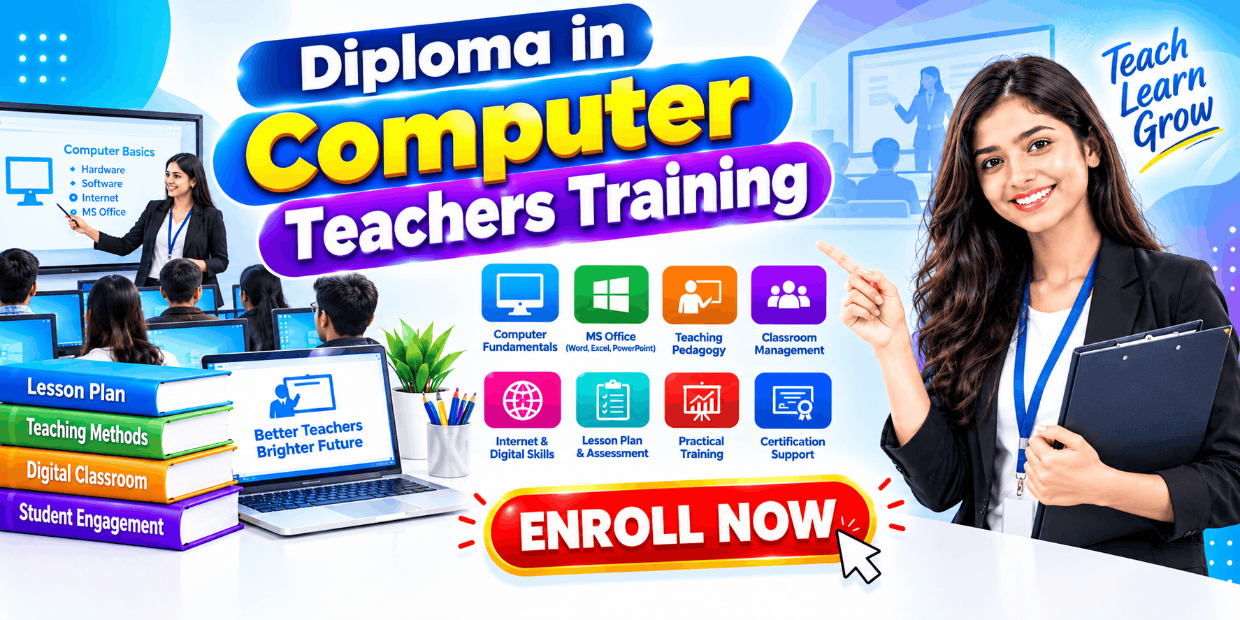 Diploma in  Computer Teachers  Training