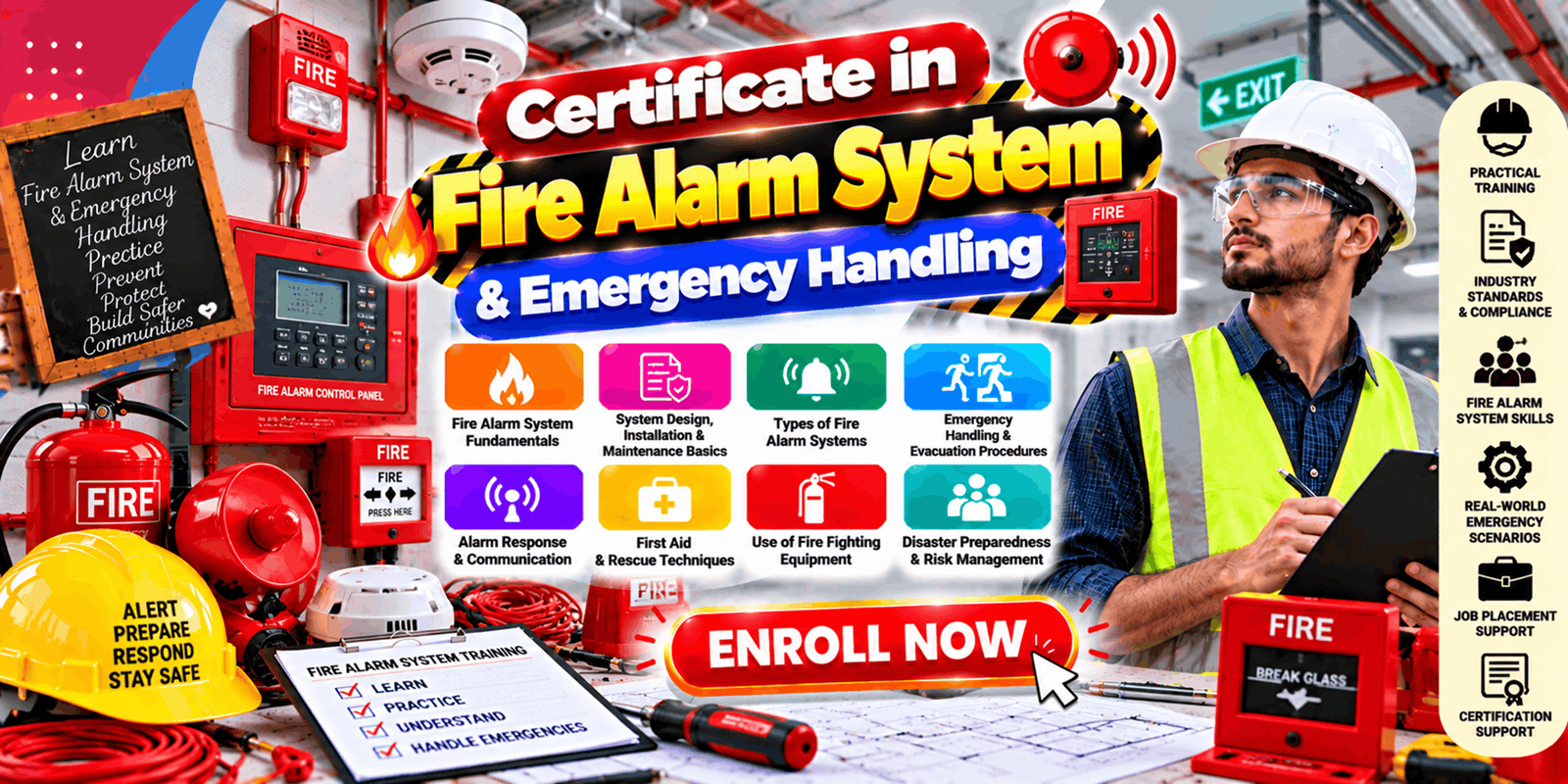 Certificate in Fire Alarm System & Emergency Handling