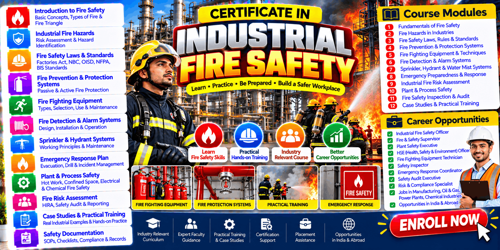 CERTIFICATE IN INDUSTRIAL FIRE SAFETY